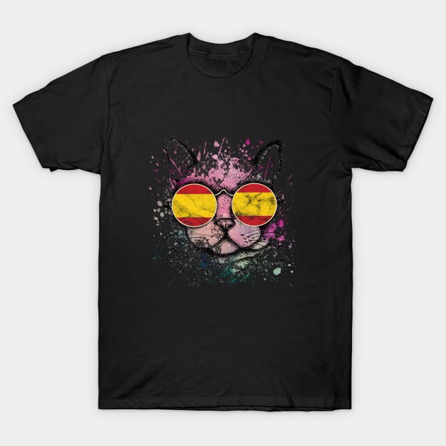 Gato españa gafas T-Shirt by RataGorrata